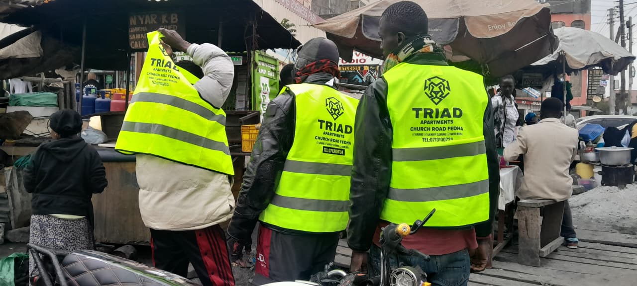 Shining a Light on Embakasi’s Road Heroes: TRIAD’s Reflector Jacket Initiative